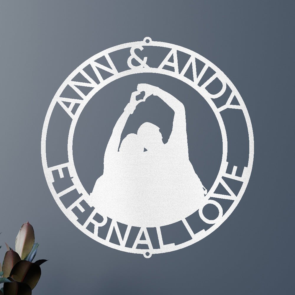 COUPLE'S NAMES Custom Metal Sign