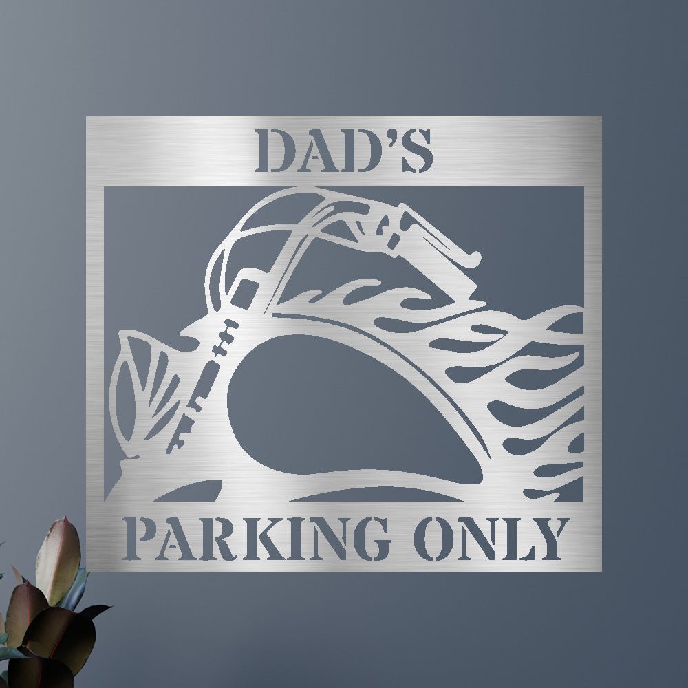 HOG PARKING Custom Metal Sign