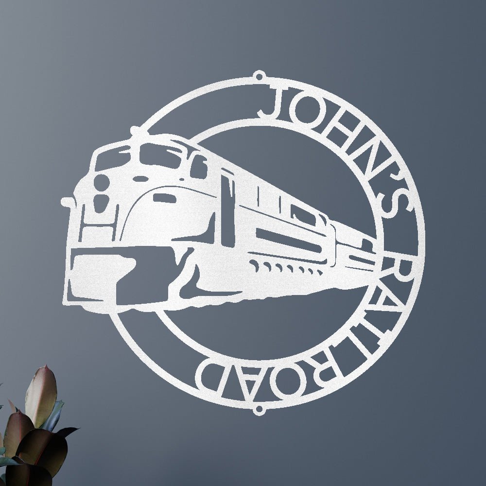 MODERN TRAIN RING Custom Metal Sign