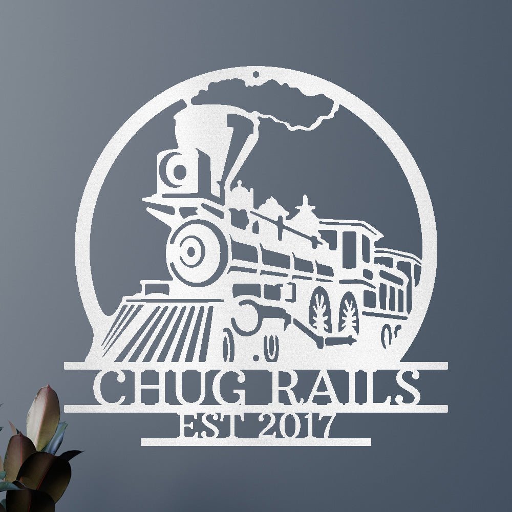 VINTAGE TRAIN Custom Metal Sign