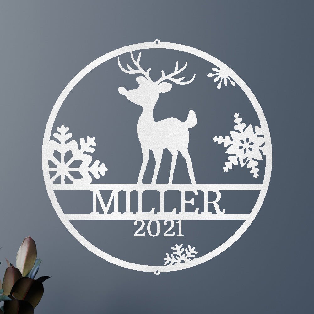 RUDOLPH / DEER Custom Metal Sign