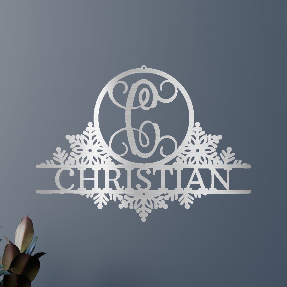 SNOWFALL Custom Metal Sign