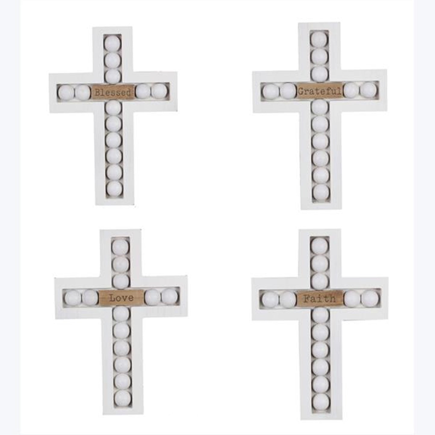 Tabletop Cross with Blessing Beads