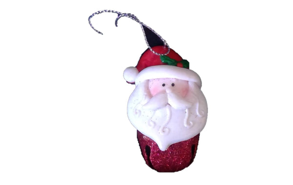 Mini-bell Ornament - Santa (CLEARANCE)