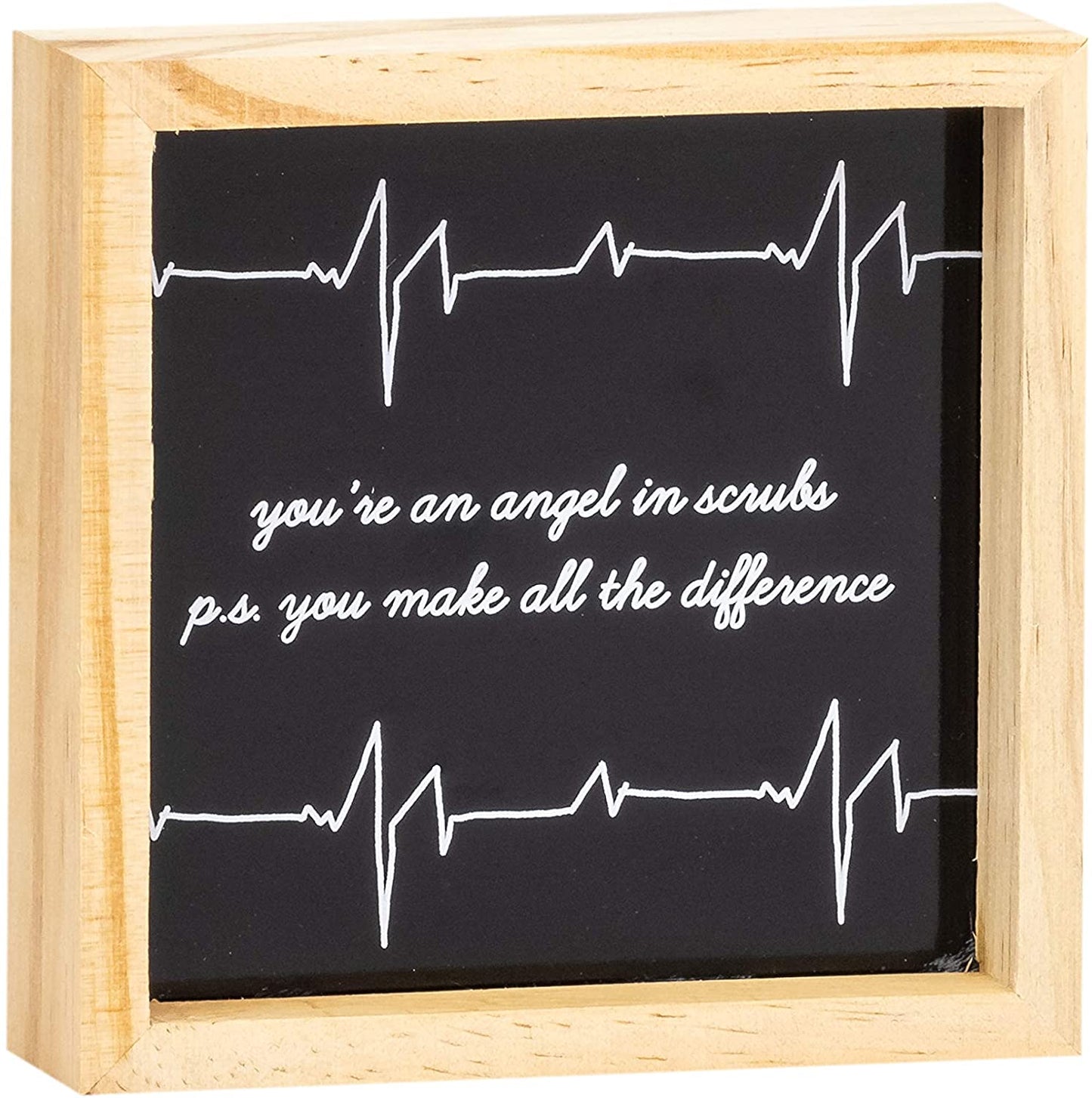 ANGELS IN SCRUBS Box Sign (CLEARANCE)