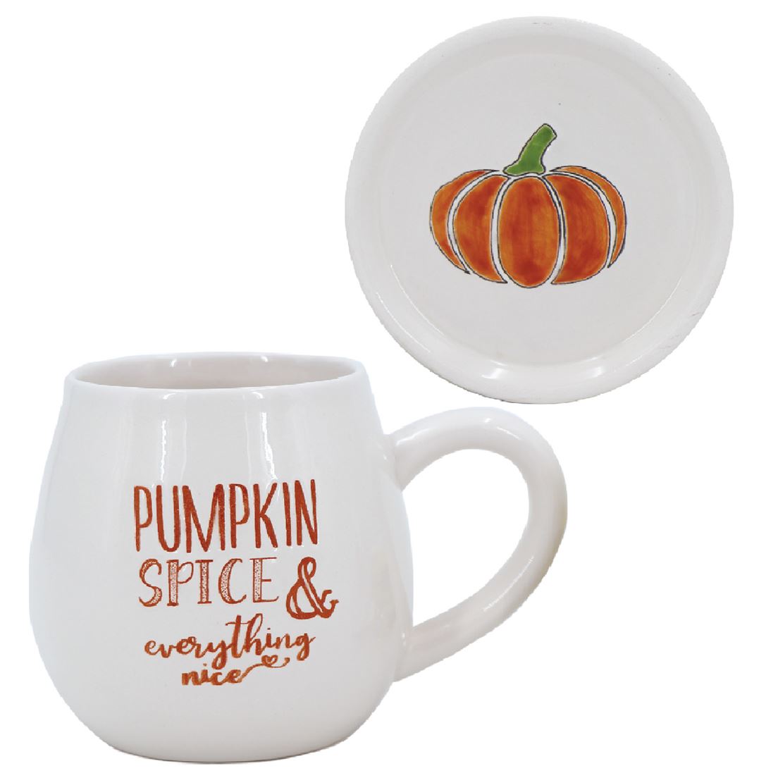 PUMPKIN SPICE Mug/Coaster Set (CLEARANCE)