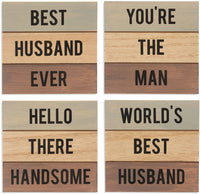 Coasters for Him (CLEARANCE)