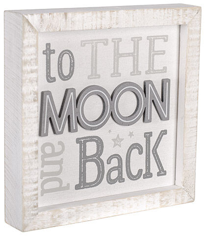 TO THE MOON Block Frame (CLEARANCE)