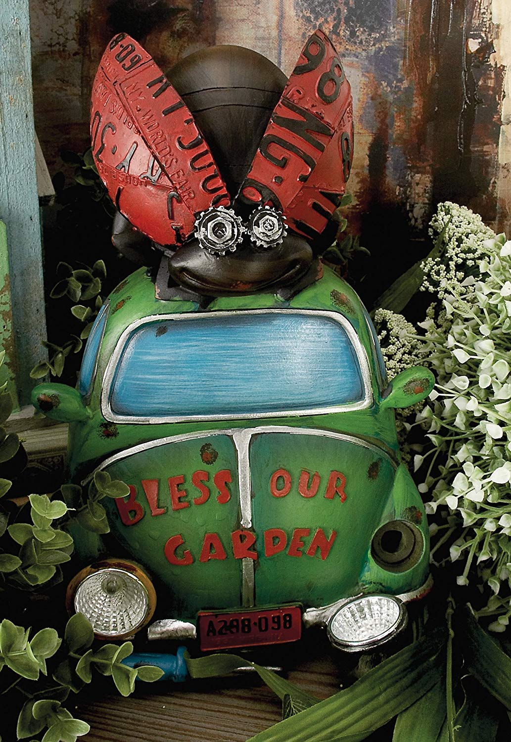 Solar Beetle Car (8''W, 12''H) (CLEARANCE)