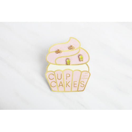 Cupcake Stud Earring Set
