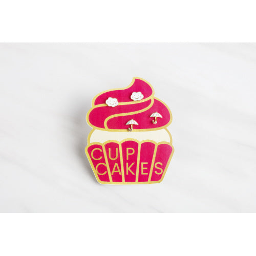 Cupcake Stud Earring Set