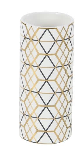 Beehive Design Ceramic Vase (CLEARANCE)
