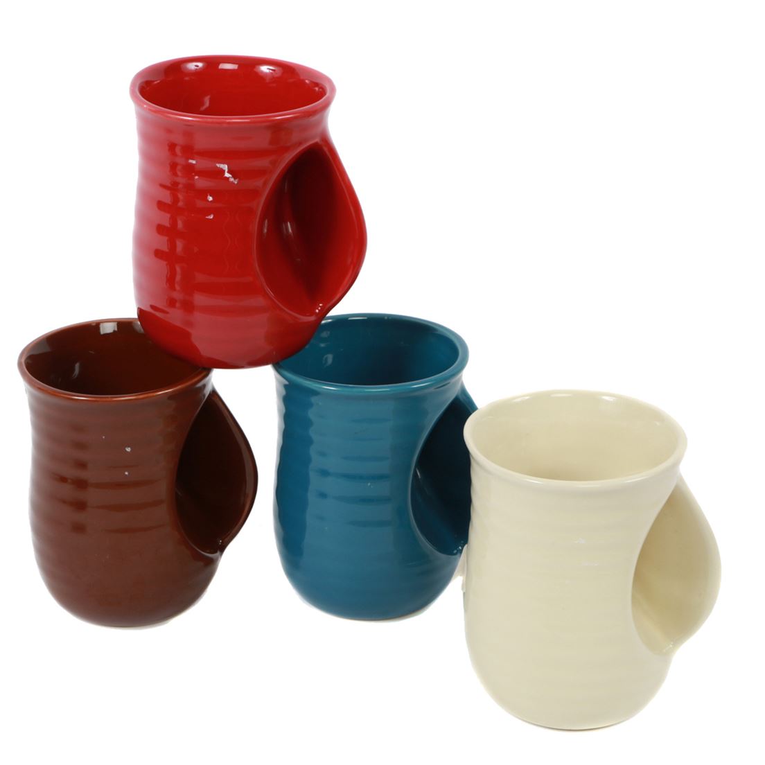 Stoneware Cozy Hands Mug (18 oz) (CLEARANCE)