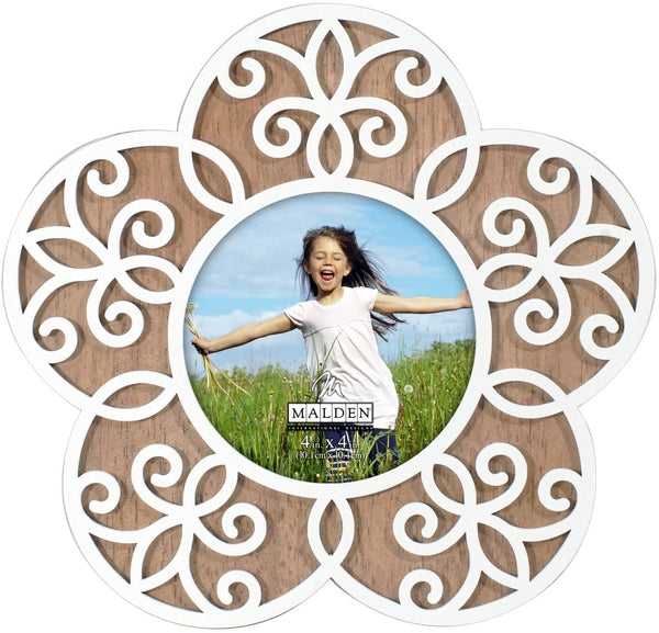 4x4 Flower Shape Picture Frame (CLEARANCE)