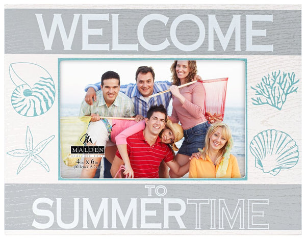 4x6 WELCOME TO SUMMERTIME Frame (CLEARANCE)