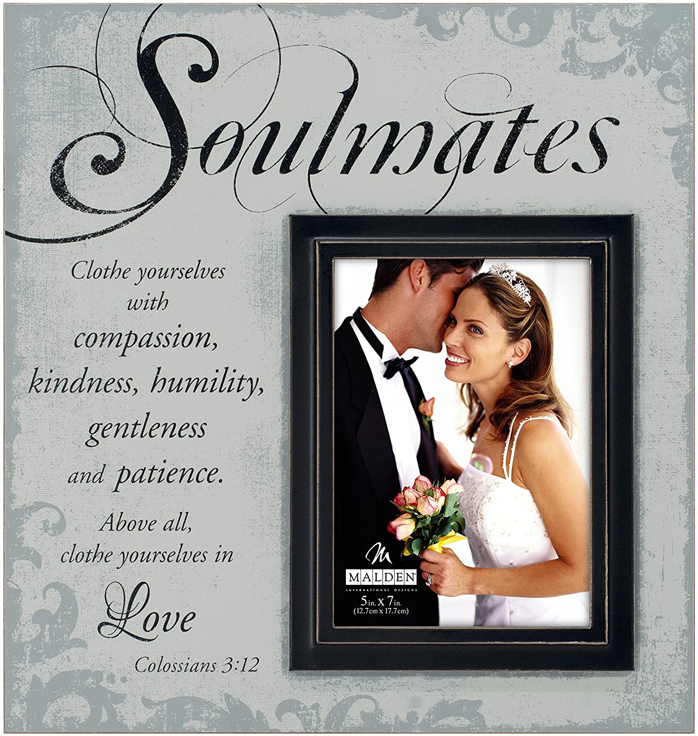 5x7 SOULMATES Script Frame