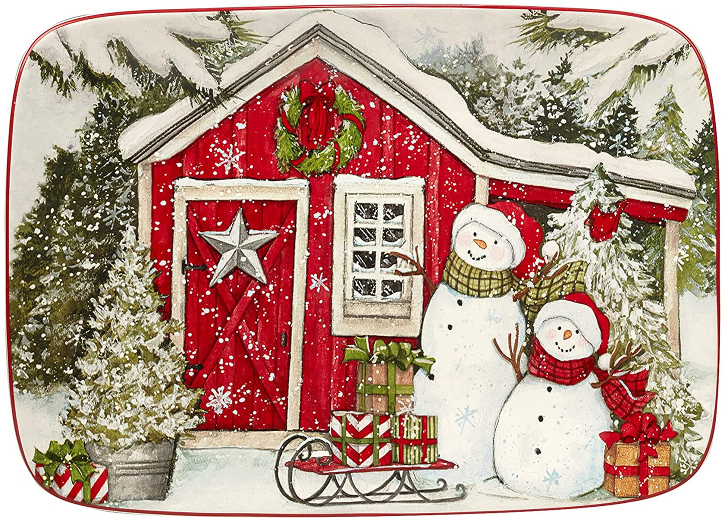 Snowman's Farmhouse Tableware
