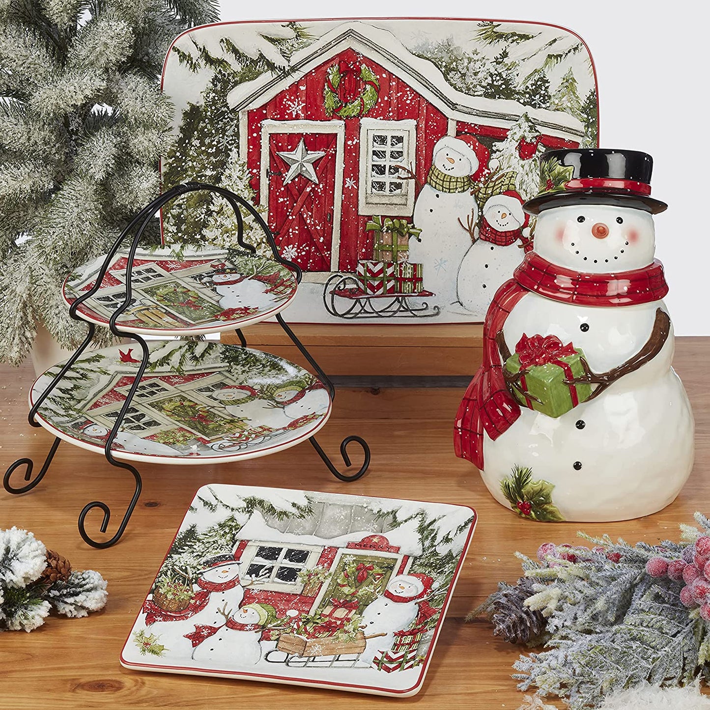 Snowman's Farmhouse Tableware