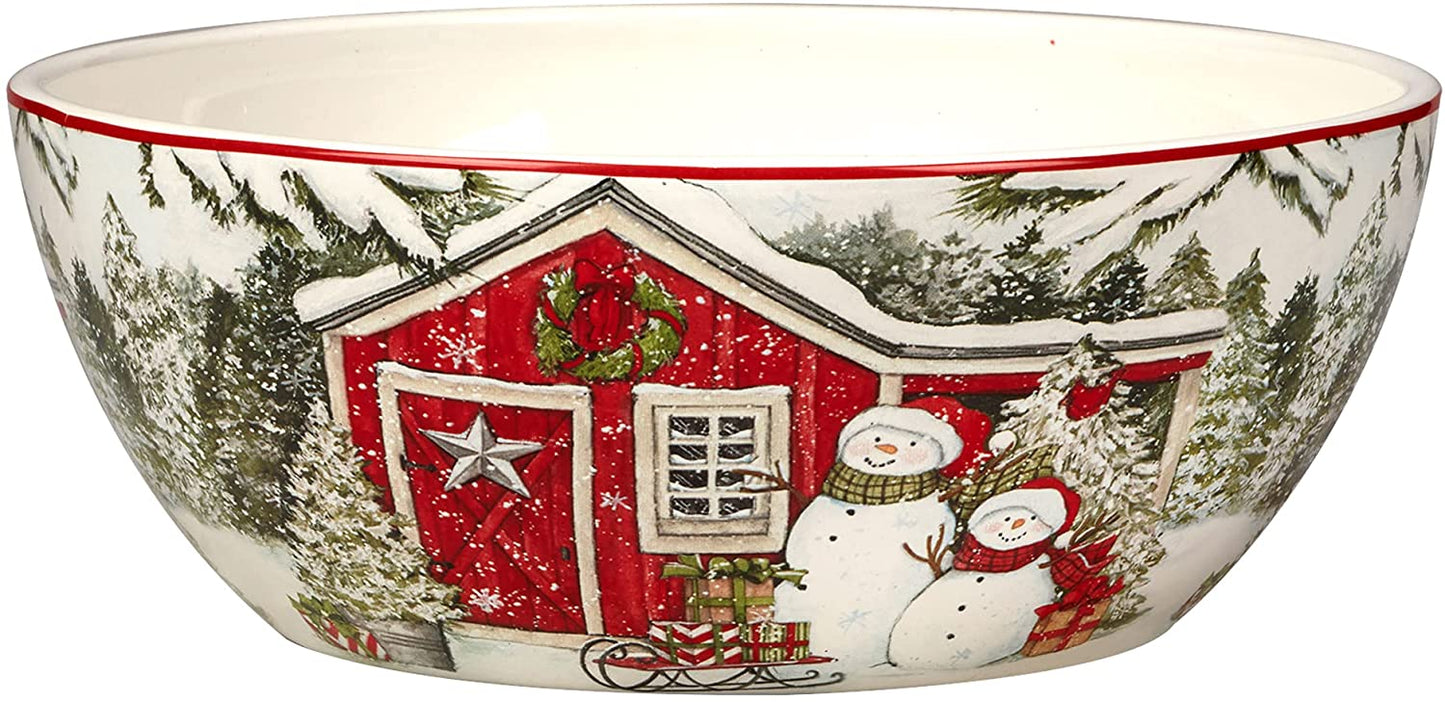 Snowman's Farmhouse Tableware