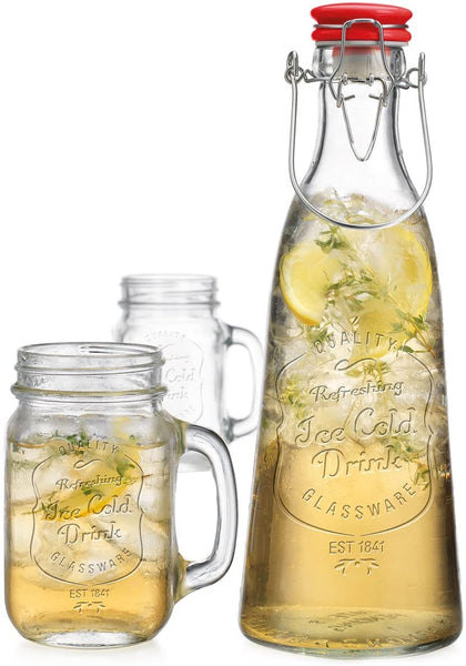 Ice Cold 3-pc. Bottle/2 Jar Set (CLEARANCE)