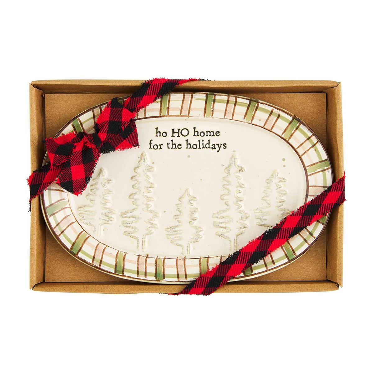 Holiday Lodge Sentiment Plate (CLEARANCE)