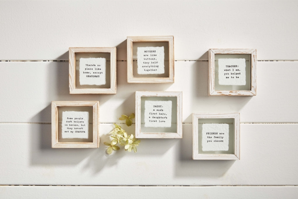 Pressed Glass Mini-Plaque (CLEARANCE)