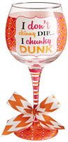 CHUNKY DUNK Wine Glass (CEARANCE)