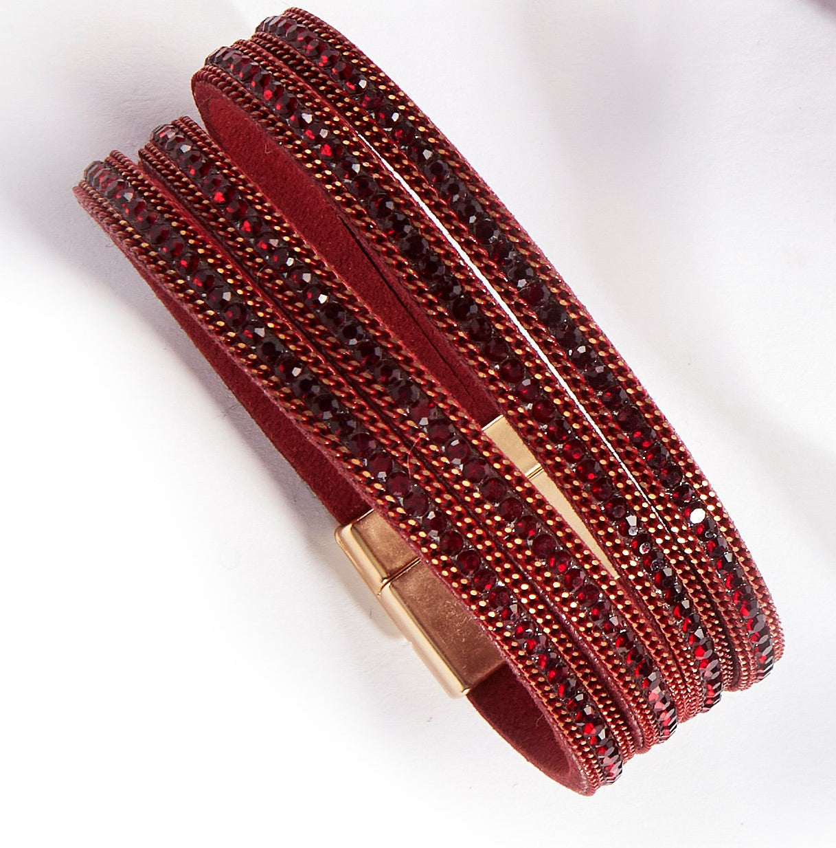 Links & Rhinestones Bracelet