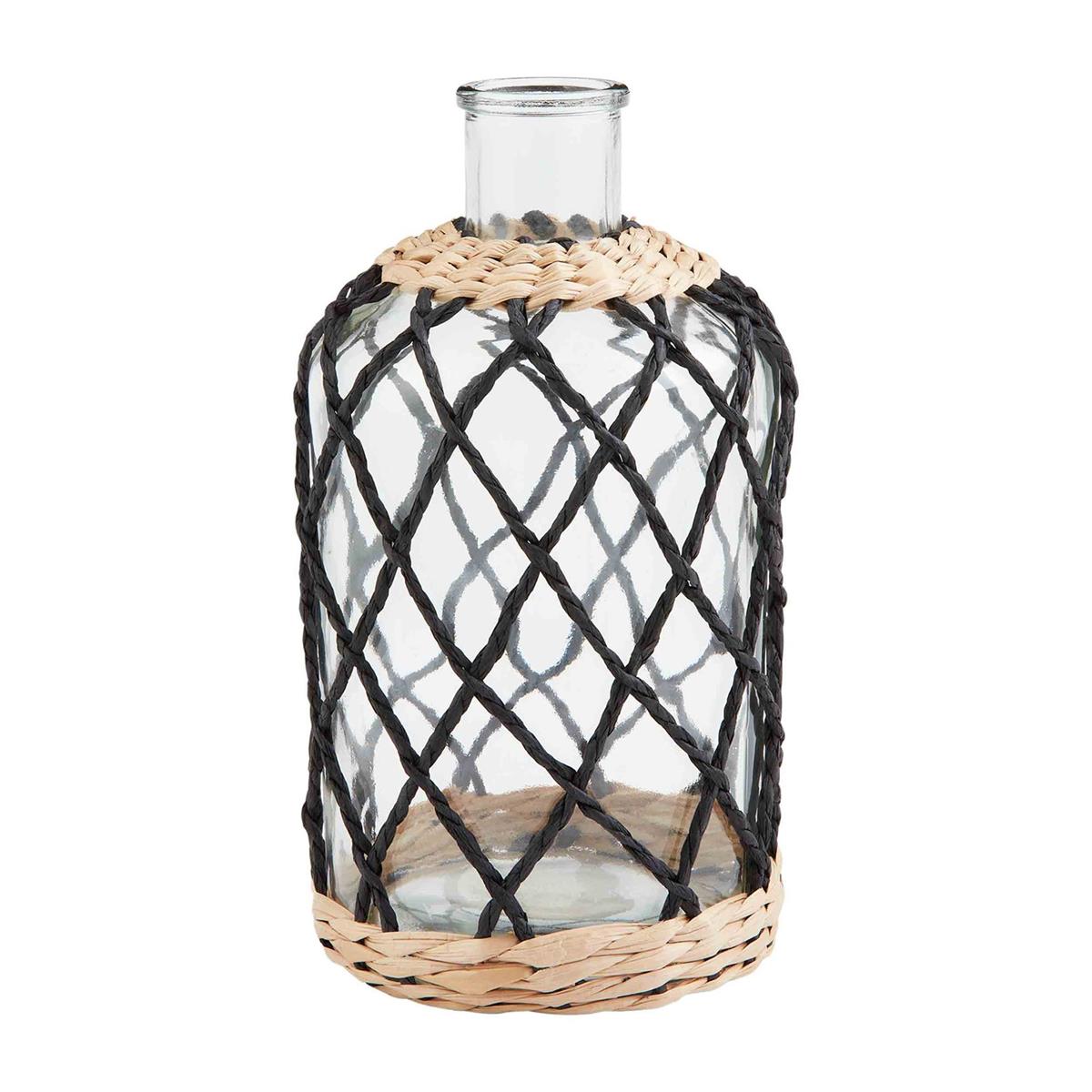 Black Woven Sleeve Vase (CLEARANCE)