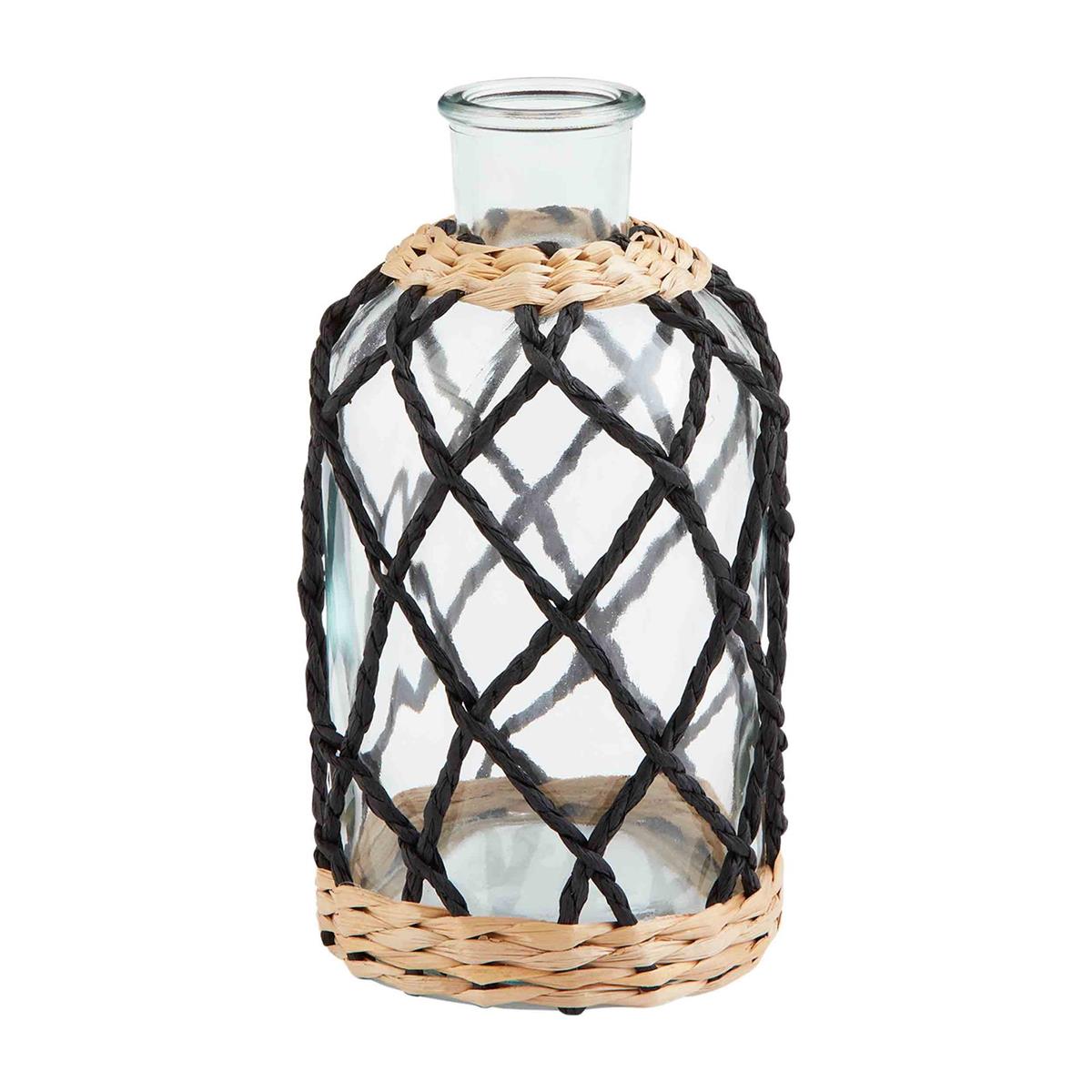 Black Woven Sleeve Vase (CLEARANCE)