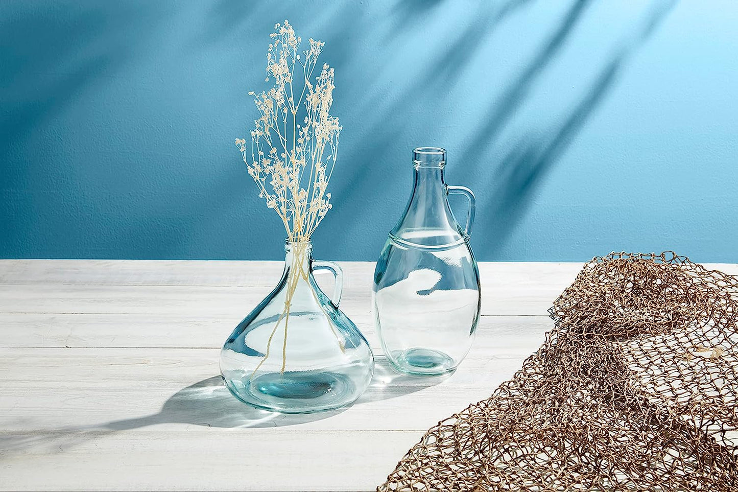 Tinted Vase with Handle (CLEARANCE)