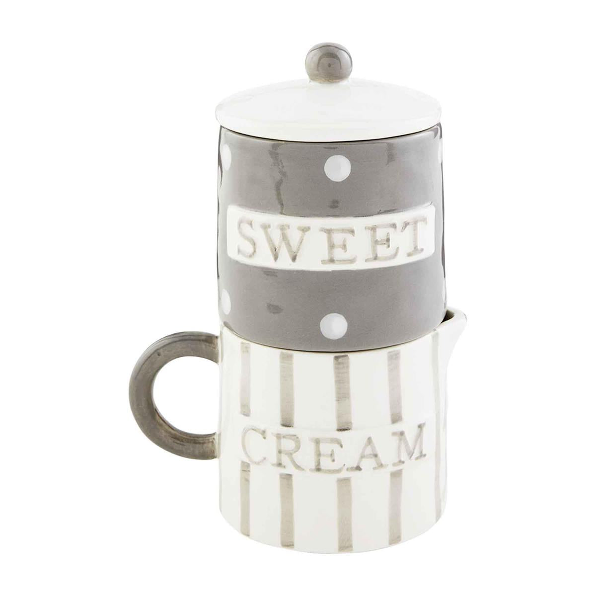 Stacking Cream & Sugar Set (CLEARANCE)