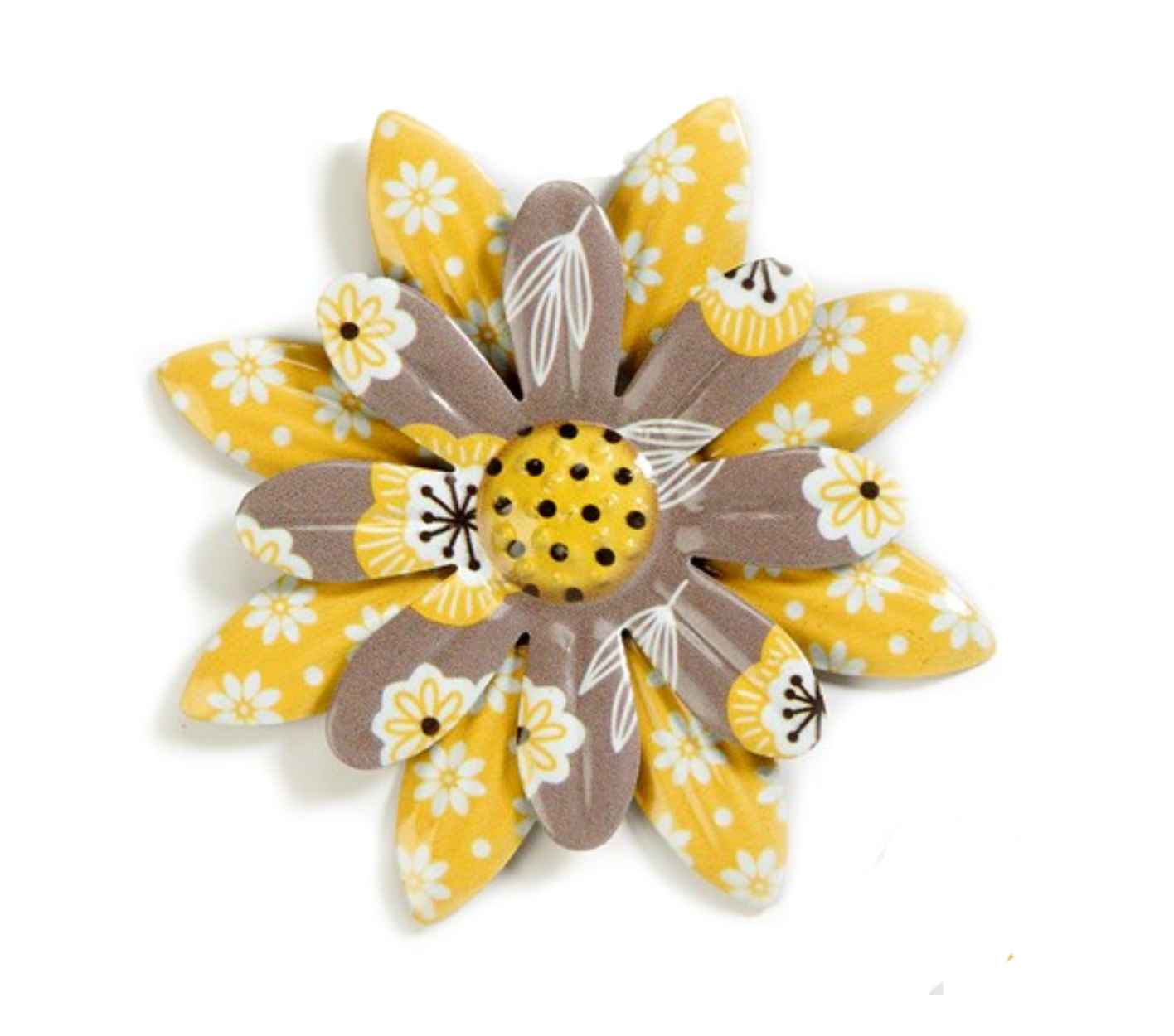 Patterned Flowers Wall Decor
