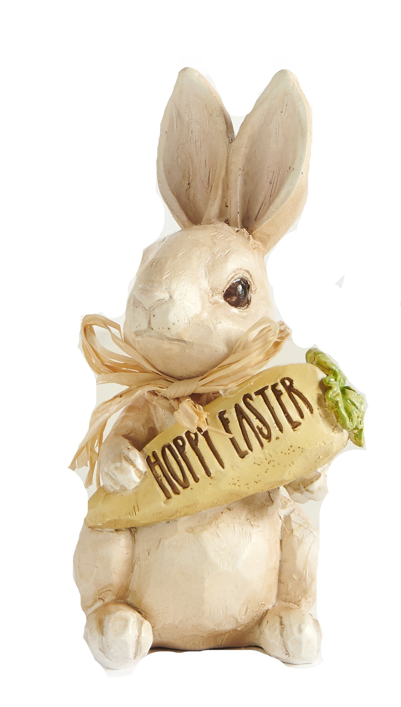 Bunny Holding Carrot Figurine