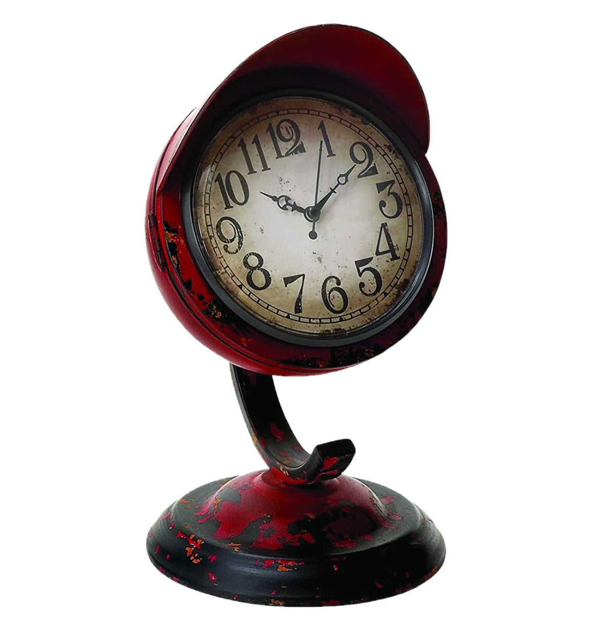Metal Table Clock (red or blue) (CLEARANCE)