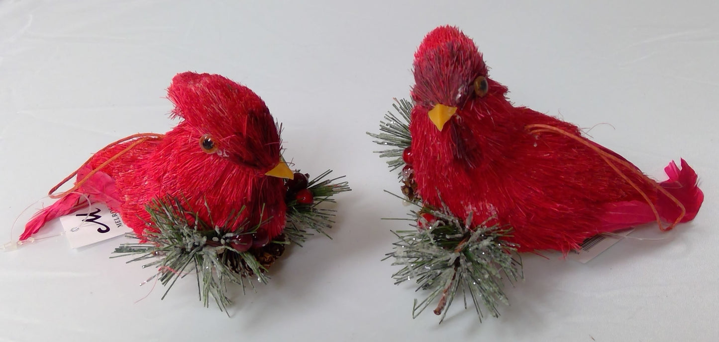 Cardinal Ornament Styrofoam