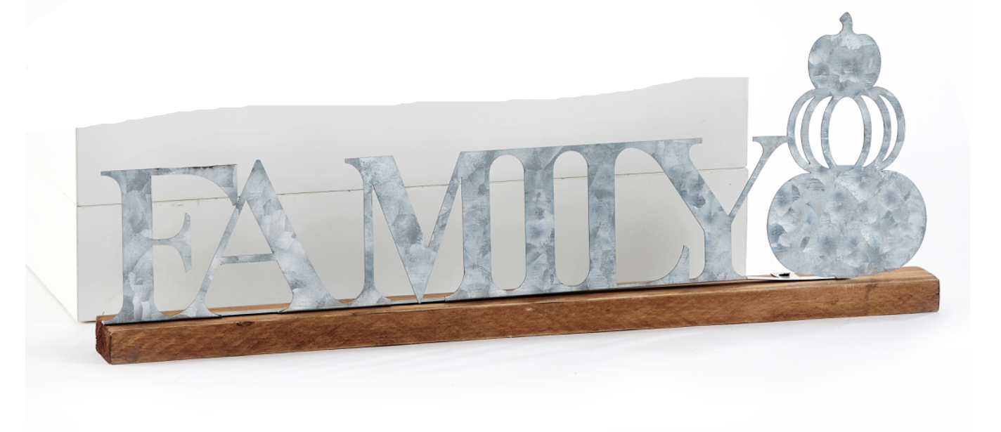 Galvanized Metal Words (CLEARANCE)