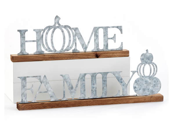 Galvanized Metal Words (CLEARANCE)