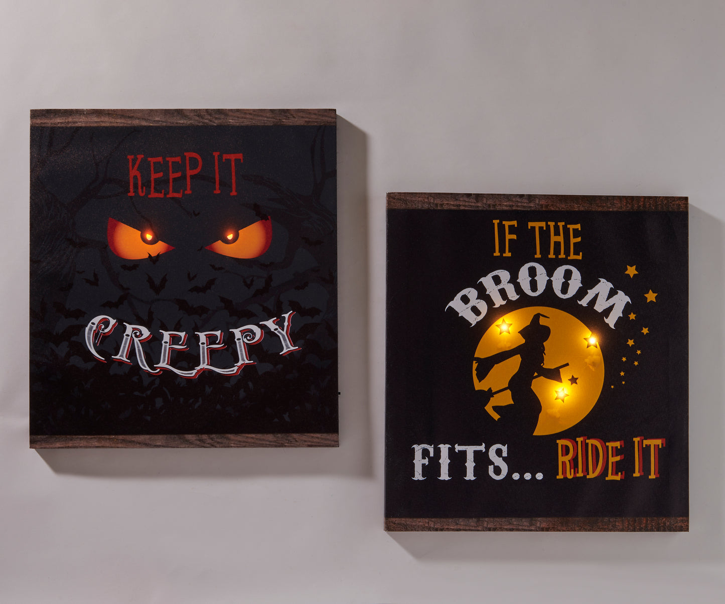 LED Halloween Canvas Sign (CLEARANCE)
