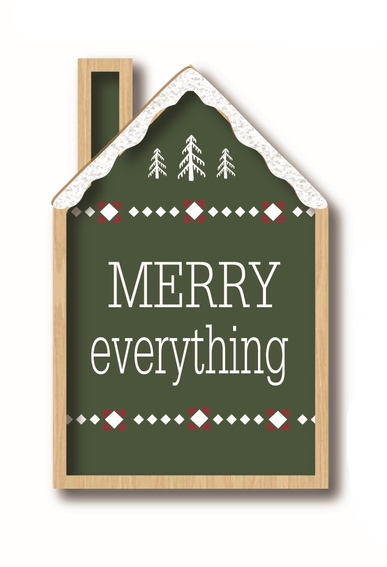 Winter House Sign