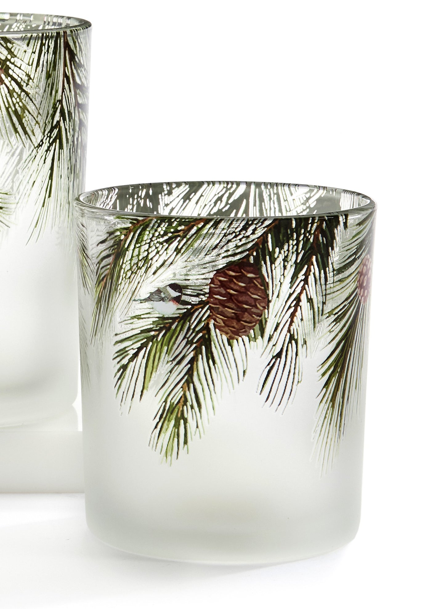 Glass Candle Holder