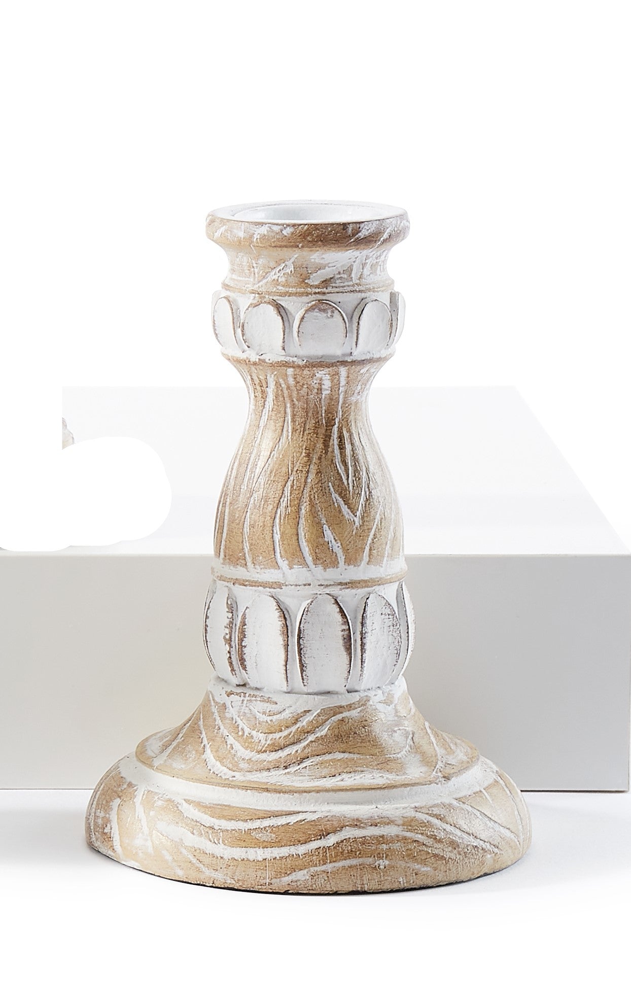 Whitewashed Candlestick