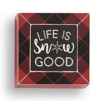 Buffalo Plaid Desk Block