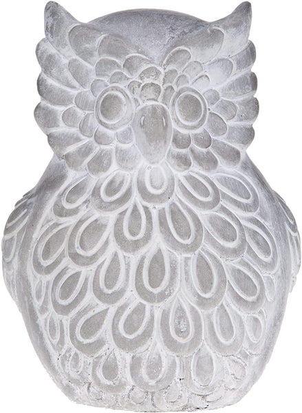 Cement Embossed Owl (CLEARANCE)