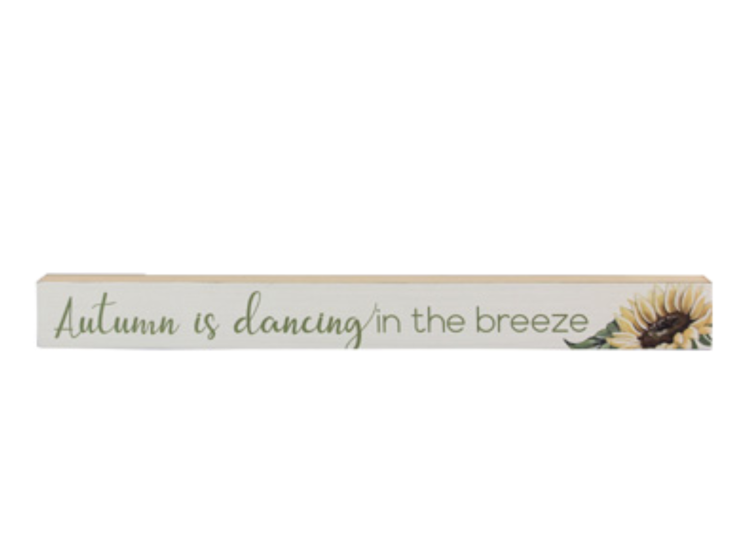 Long Block Fall Tabletop Sign