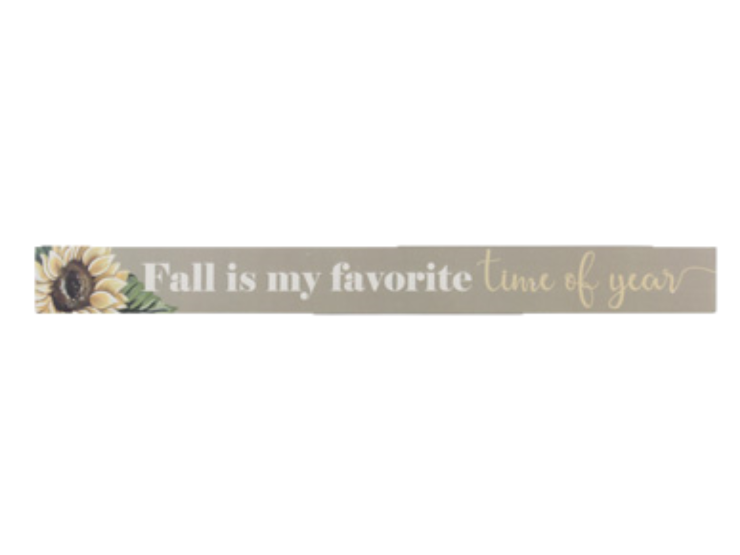 Long Block Fall Tabletop Sign