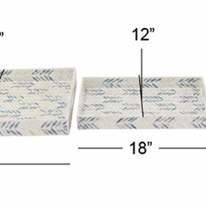Mop Lacquer Tray (set of 3) (CLEARANCE)