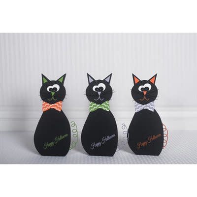 Wooden Black Cat (CLEARANCE)
