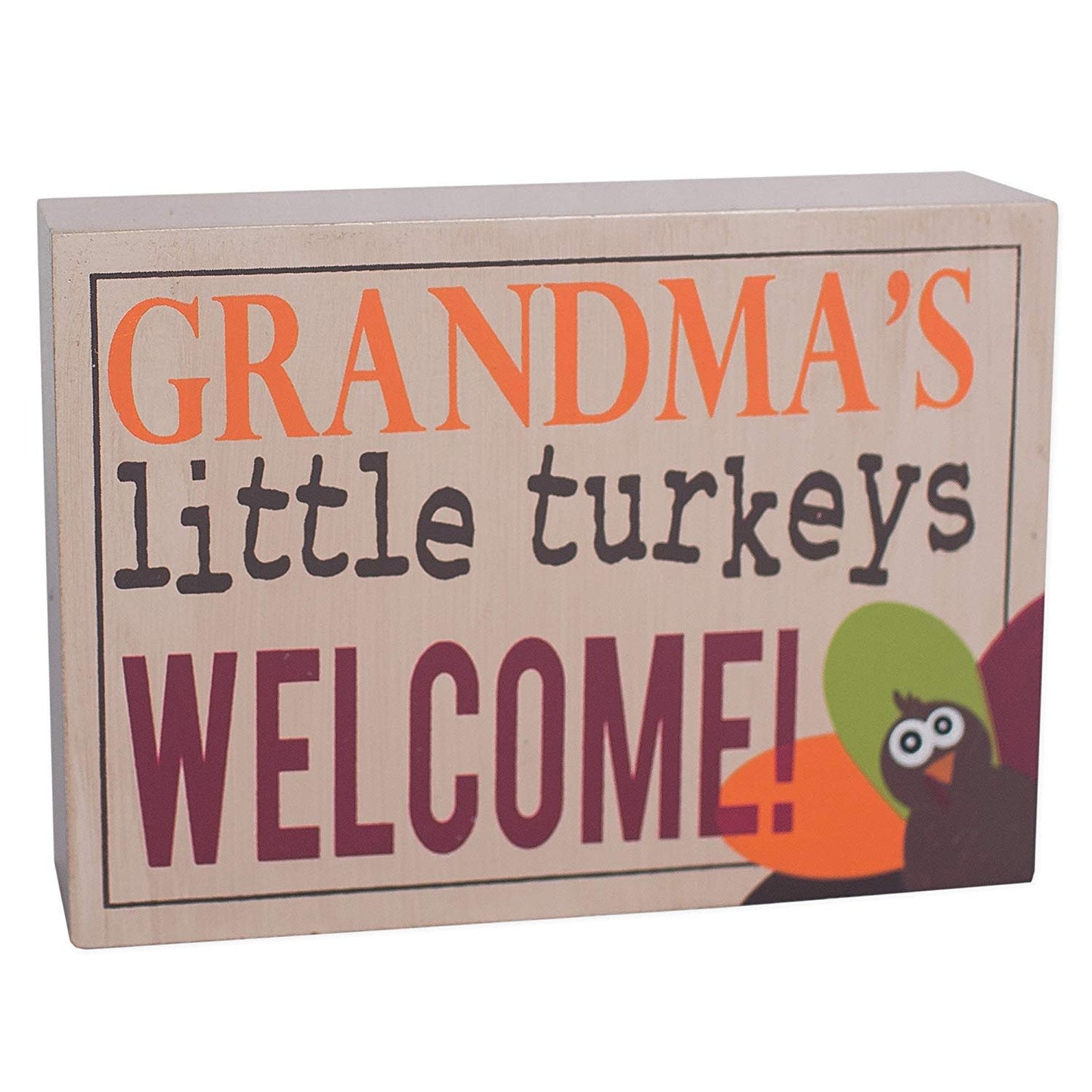 GRANDMA'S LITTLE TURKEYS Block (CLEARANCE)