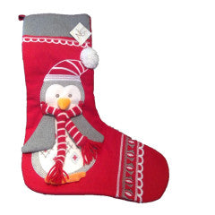 Christmas Penguin Stocking (CLEARANCE)